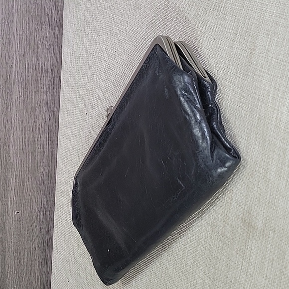 Hobo International Lauren Black Leather Clutch Wallet - Picture 5 of 11